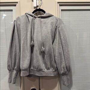 Gray Hooded Sweatshirt